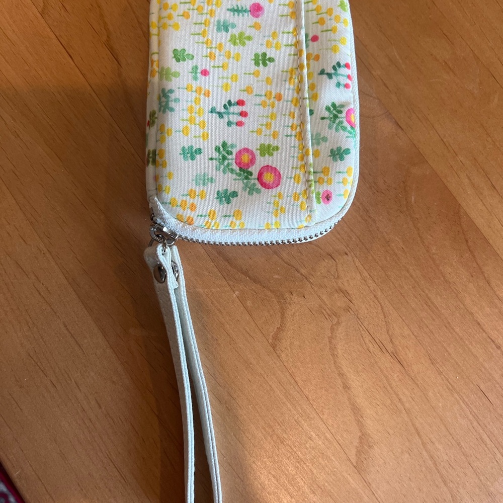 Hobonichi pocket desk drawer- Yellow White and Pink Wristlet - Picture 3 of 4